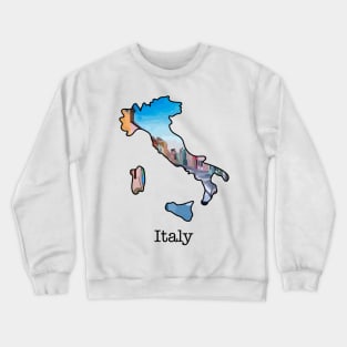 Map of Italy Crewneck Sweatshirt